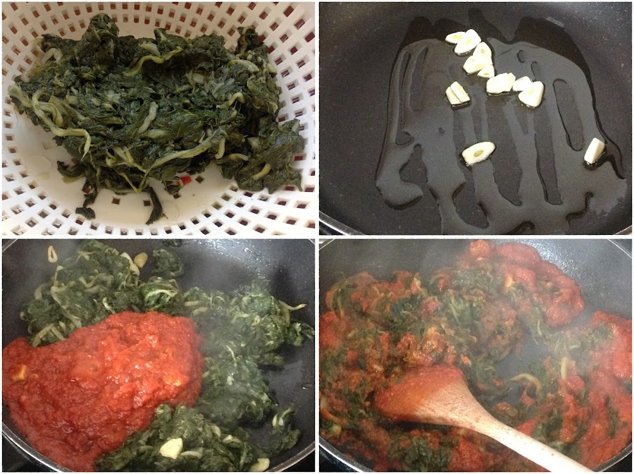 GARBANZOS CON ESPINACAS Y BACALAO PASO A PASO