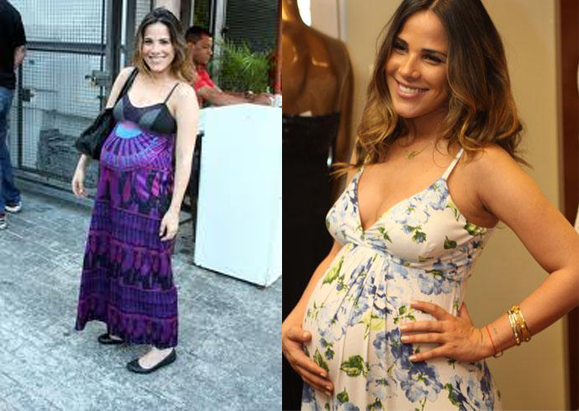 roupa de gestante para cha de fralda