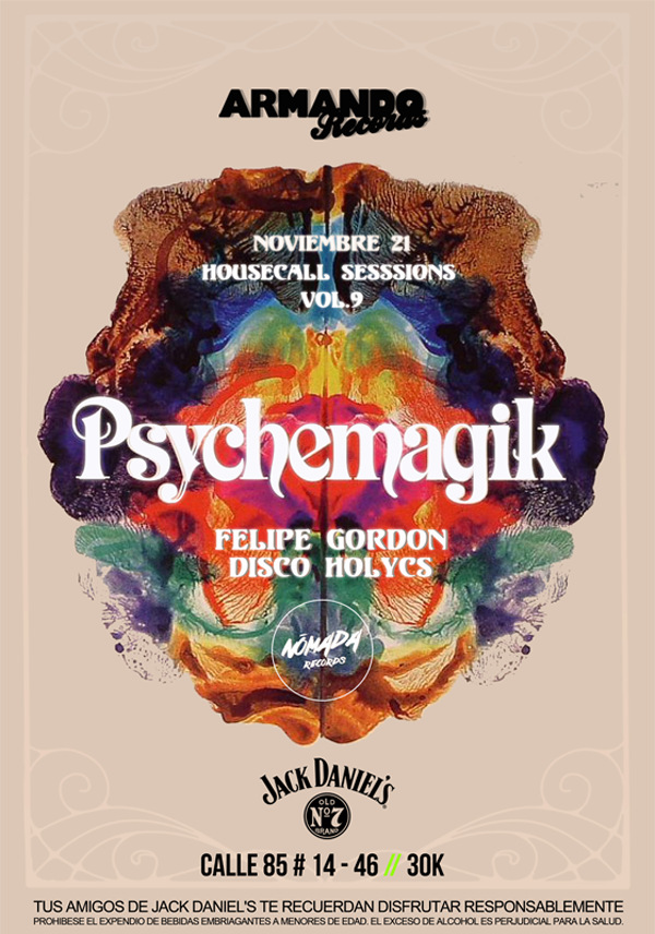  Housecall Sessions Vol 9 Presenta: Psychemagik (UK) \ Nómada Records & Cromatic Live en @Armando Records