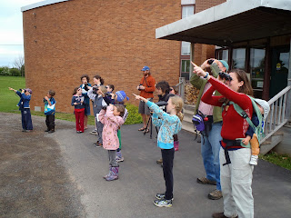 Volunteer's bird watching
