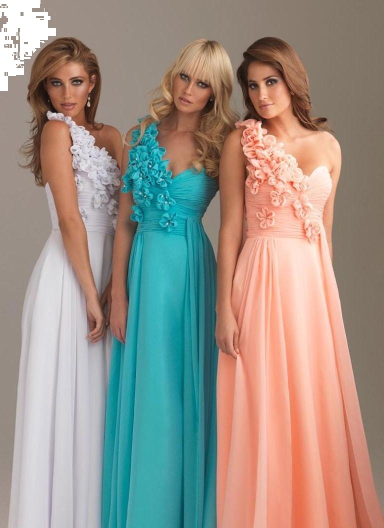 LONG STRAIGHT HAIRCUTS: ONE SHOULDER PROM DRESSES ARE VERY TRENDY