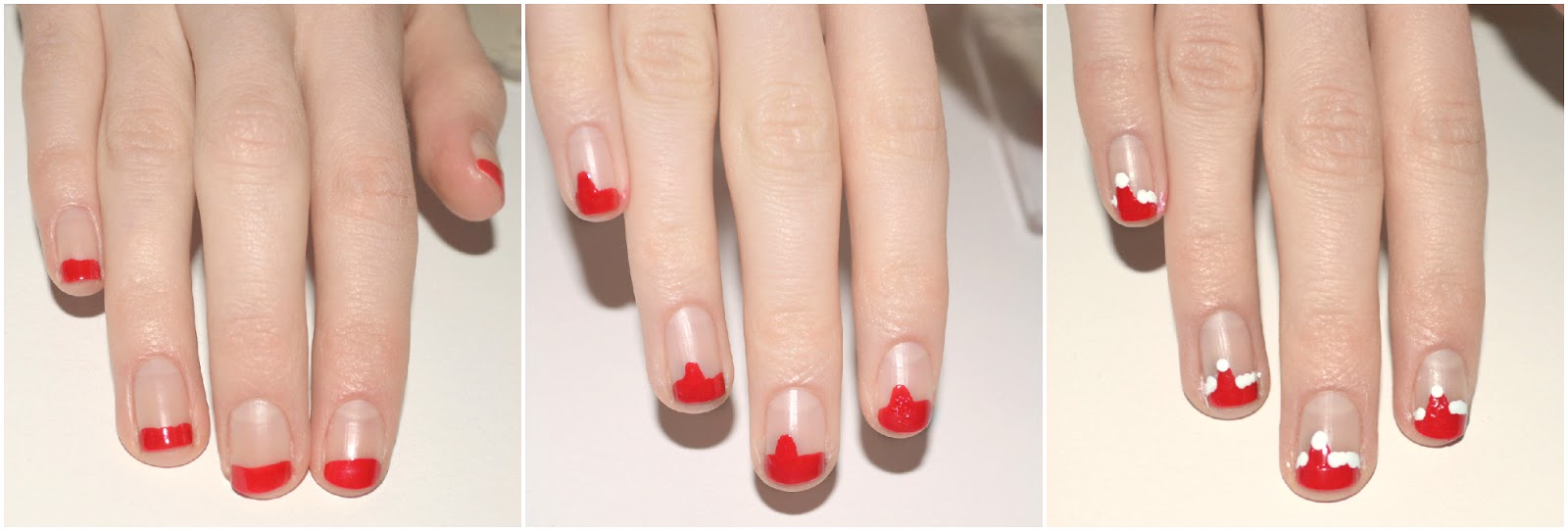 DIY Santa Hat Nail Art Classically Contemporary