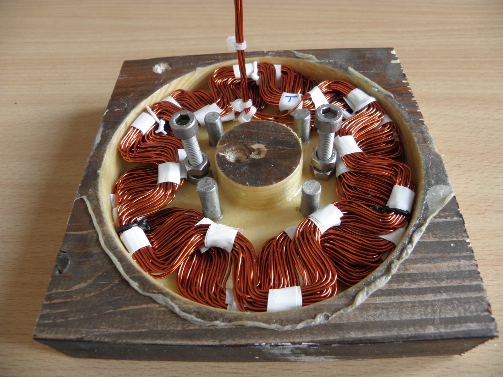 where eagles fear to perch Homemade Axial Flux Generator Part 2