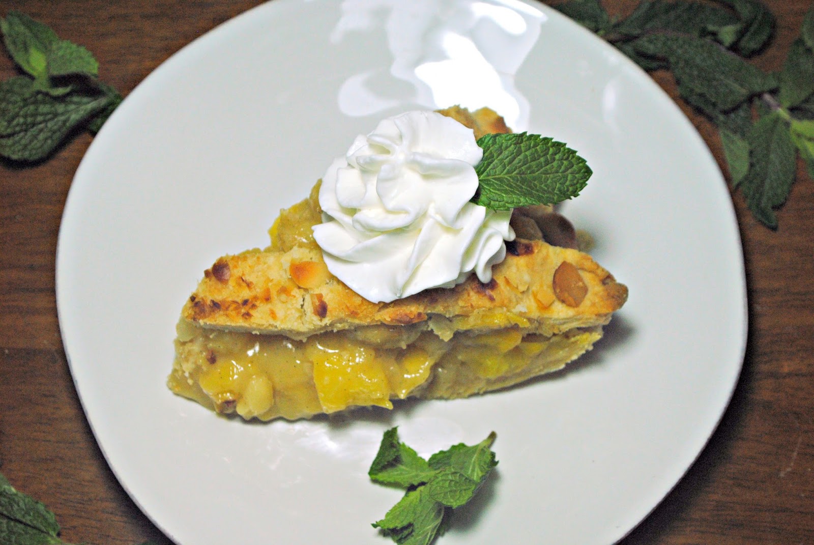 GourmetGents Pi Day (Pineapple mango macadamia nut pie)
