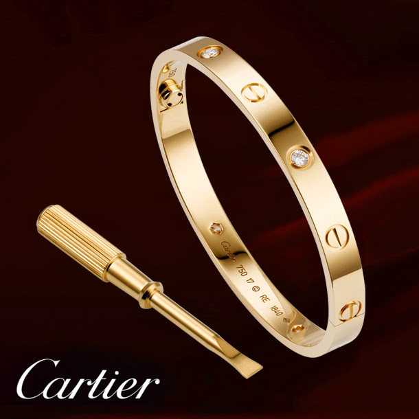 cartier love bracelet and screwdriver