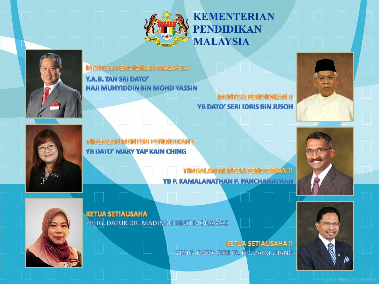 Kami Cikgu: Menteri di Kementerian Pendidikan Malaysia