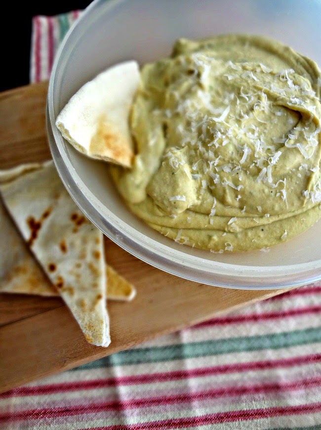Scallion Parmesan Hummus Scallion Parmesan Hummus