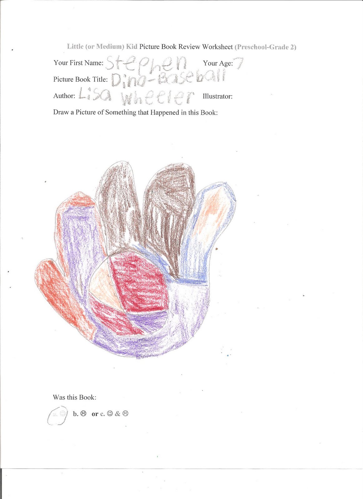 Save Everything! (and the Picture Book) Kid Reviews DinoBaseball and