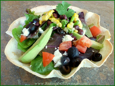 Summer Salad Tostada | www.BakingInATornado.com | #recipe #salad