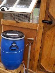 watering chicken coop system project windows build barrel cups gaps bottom above ll want height left