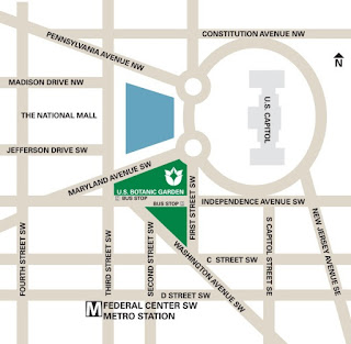 U.S. Botanic Garden area map by usbg.gov