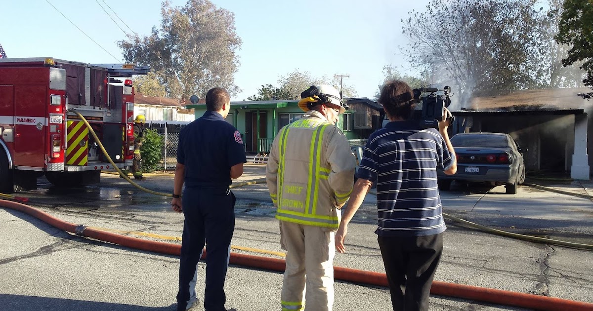 Hemet Fire Responds to 3 home fires with in one hour time period RAW