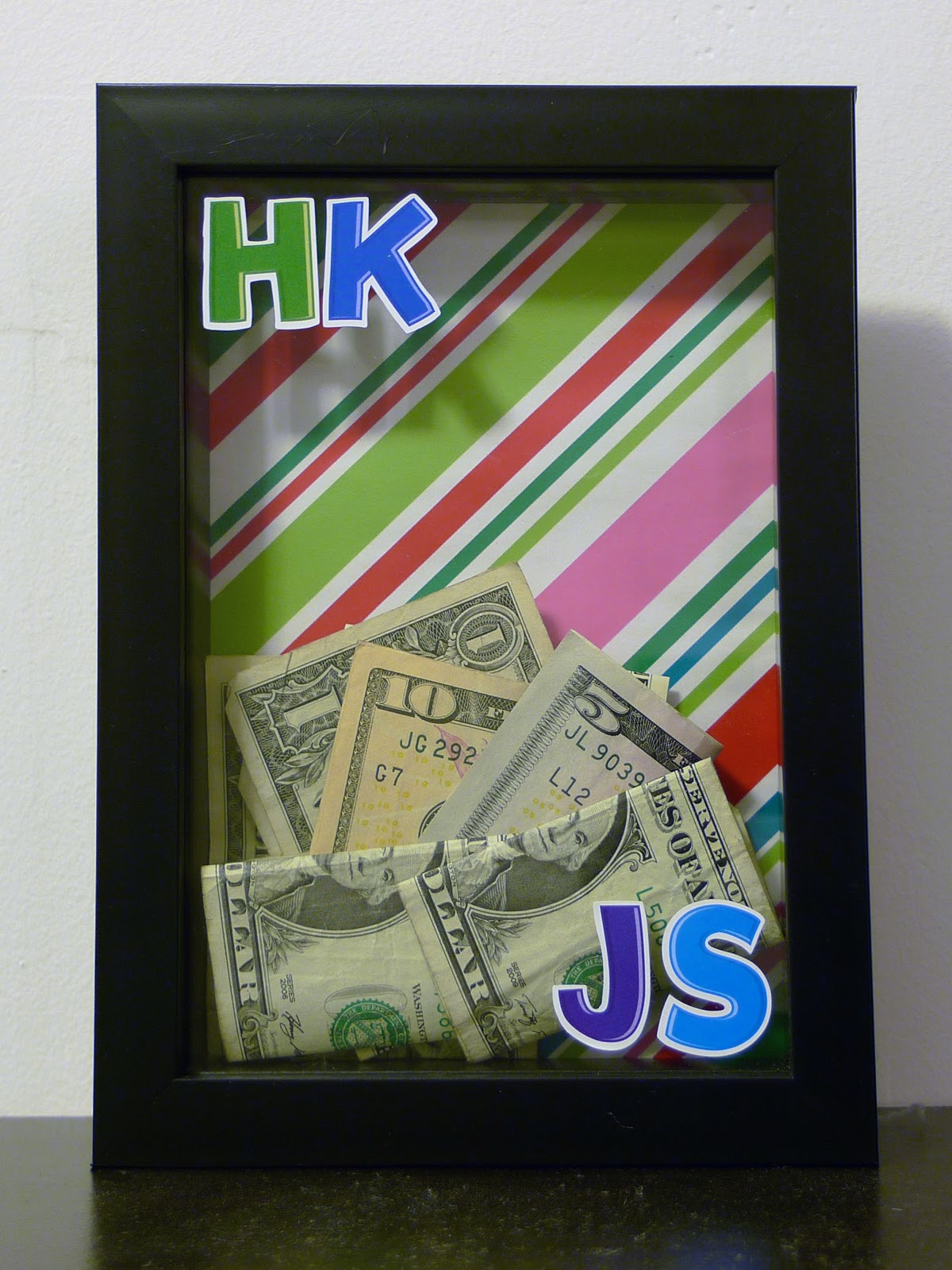 Shadow Box Money Gift