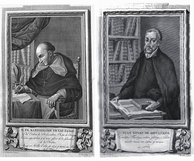 Bartolomé de las Casas Juan Ginés de Sepúlveda