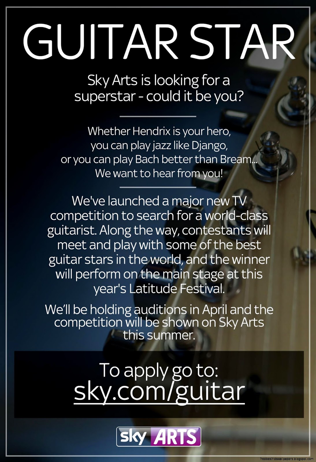 Sky Arts   Guitar Star Competition Wedding Band List Ireland