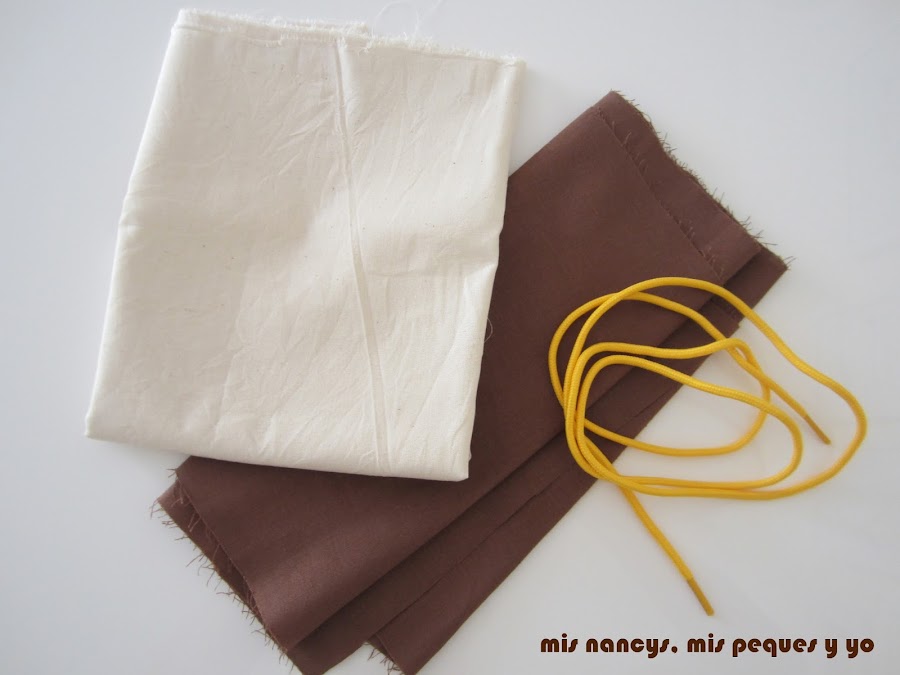 mis nancys, mis peques y yo, tutorial bolsita de viaje, materiales