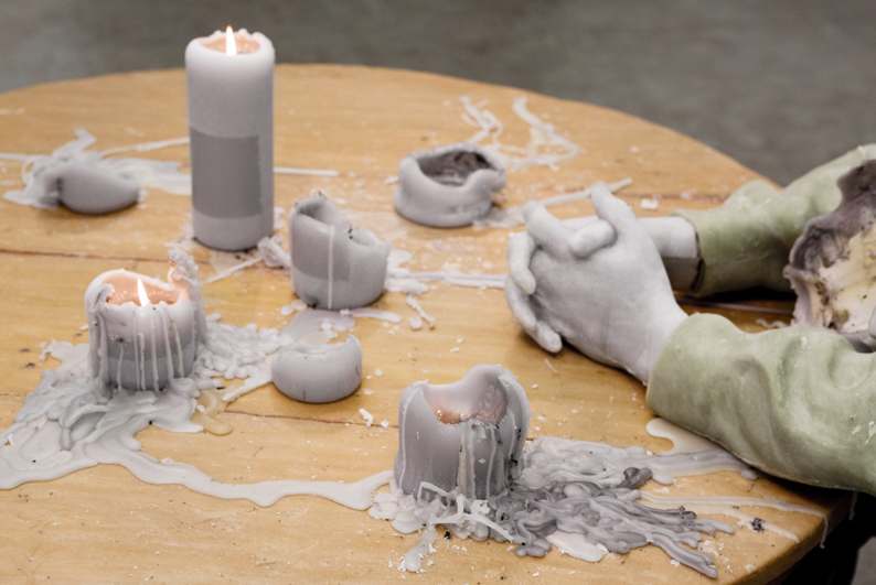 Simply Creative Melting Wax Sculptures by Urs Fischer