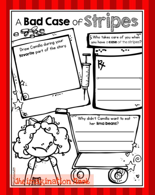 Classroom Freebies Too A Bad Case Of Stripes Classroom Freebies Too A Bad Case Of Stripes
