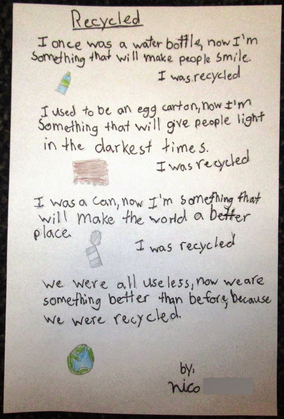 Lafayette School Poetry on Parade: Celebrating Earth Day Today and