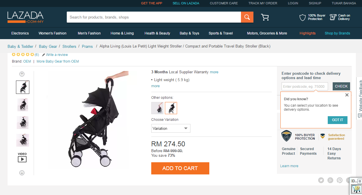 louis le petit lightweight stroller review