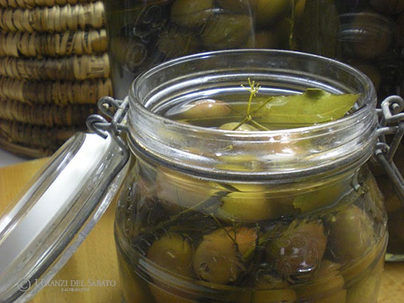 olive confettate... l'aromatizzazione