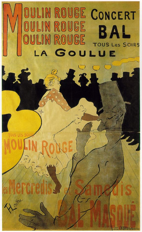 A World Elsewhere: La Goulue (the Glutton) swings &rsquo;le French cancan&rsquo;&hellip;.