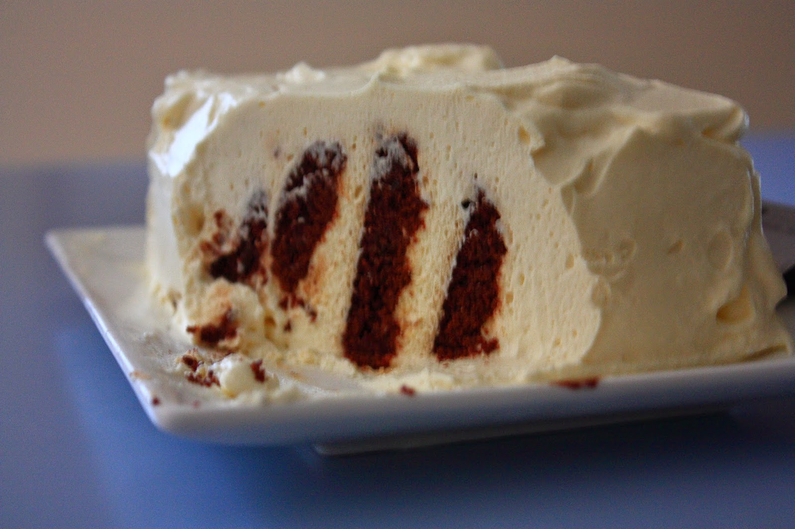 Kate's Weekend Kitchen Chocolate ripple cake