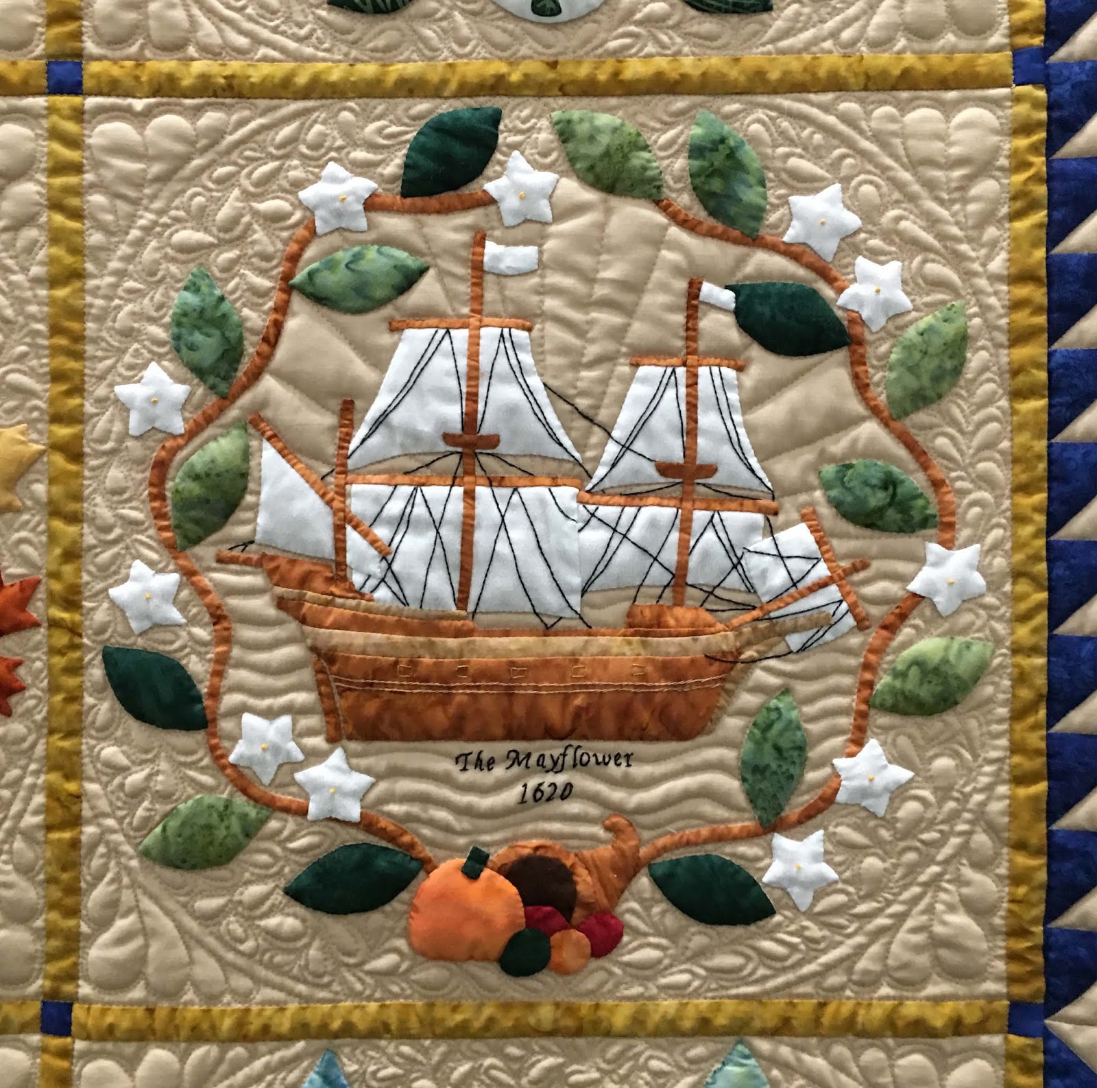 San Francisco Stitch Co. Bayberry Quilt Show Part 2 Applique
