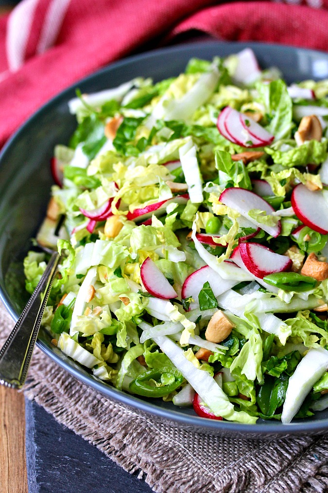 Snap Peas and Avocado Salad - Mayuri's Jikoni