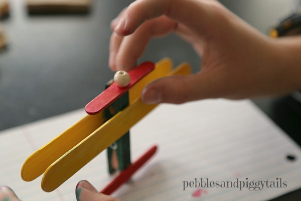 Craft Stick Airplane and Craft Kits for Charity