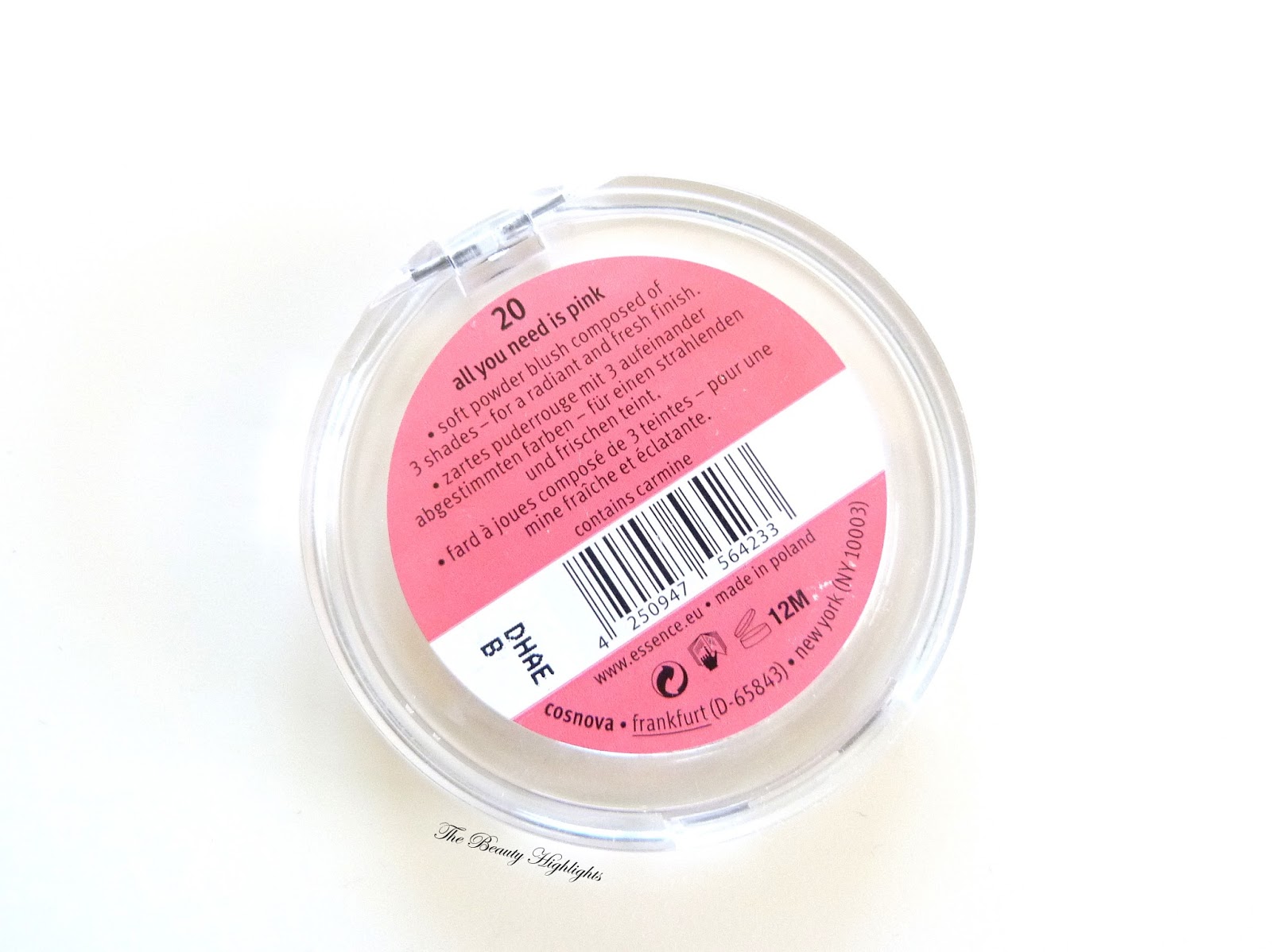 The Beauty Highlights Essence Mosaic Blush in 20 All You Need Is Pink