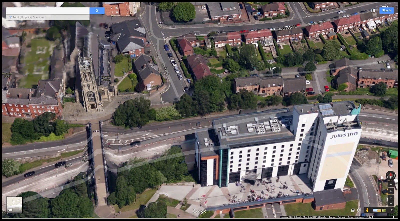 www.derbyphotos.co.uk The blog by Andy Savage Google Maps Tilt View Derby can now be seen