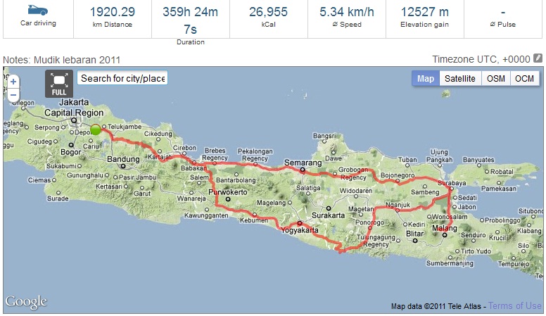 i did it: Rute Mudik Lebaran 2011