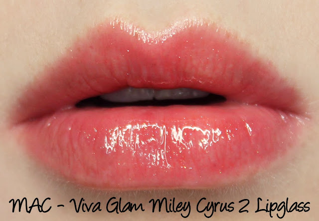 MAC Viva Glam Miley Cyrus 2 Lipglass Swatches & Review