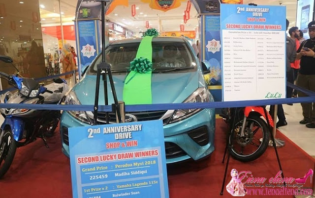 Price Giving Ceremony  For 2nd Anniversary Drive Shop And Win Contest