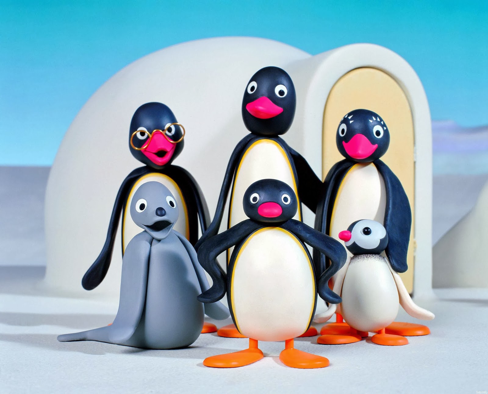 Gry, puzzle i odcinki pingwina Pingu: Puzzle Pingwin Pingu online