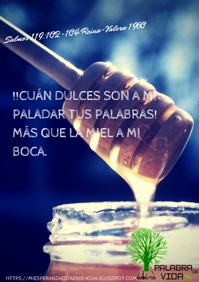 Palabra de vida Más dulce que la miel Palabra de vida Más dulce que la miel