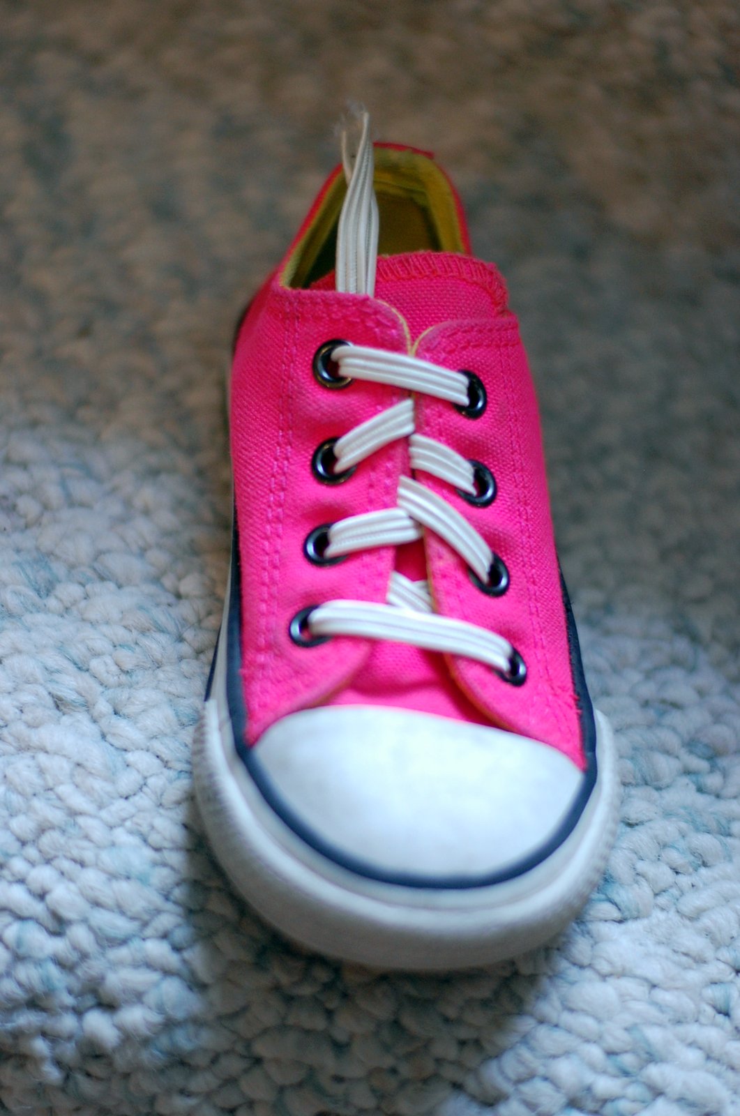 Beth Being Crafty DIY NoBrainer NoTie Elastic Laces