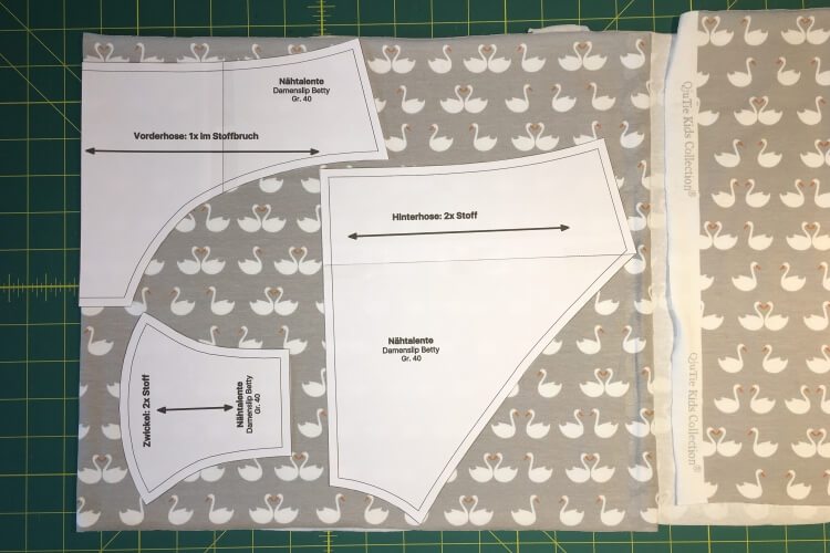 Schönen Slip selber nähen Tutorial und gratis Schnittmuster