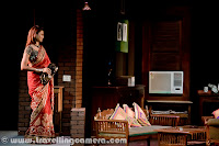 Although it's late but it's better to be late than never :) ... So here comes the last Photo Journey from Bharat Rang Mahotsav 2012. This was a Malayalam Play directed by V. Abhimanyu and Playright by M.N.Vinayakumar... Let's check out this Photo Journey with more details about this play Marimankanni...The story of Marimankanni begins with the casual conversation of a group of youngsters who are discussing kathakali and Unnayi Warrier and who fall asleep at the end of discussion... These folks were having some dricks during the conversation and at times there were some hot arguments... Soon the palace of Karthika Thirunal, Maharaja of Travancore and the period when Nalacharithram, one of the masterpieces of Malayalam literature, was written by Unnayi Warrier unfold before them as dreamscapes. Bhanumathi, a woman who appears as a maid in the palace, acts as Unnayi Warrier's muse. The mystic and tragic story of Bhanumathi is interspersed with illustrative examples of women who were physically, intellectually, socially, emotionally oppressed by the shackles of society...Marimankanni is an exploration into the circumstances in which Nalacharitham was written. It depicts the historicity of the theme with a touch of fantasy, while adapting it to a contemporary mode of presentationJanabheri started out as a Kathakali promotion and performance group and later moved into theater. The group has organized Kathakali performances in over 500 venues. Its first theater venture was Marimakanni, based on the life and work of the legendary poet Unnai WarrierMarimankanni Play was staged in Kerala Kalamandalam and Ashirwad Theatre festival, Bihar. This play was also selected in International Theater Festival of Kerala (ITFoK). Janabheri has also produced an adaption of the play 'The Lover' by Harold Pinter. It's next prodcution, Yamadhoothu, an adaption of OthelloV. Abhimanyu, Director of this play. started his theater career aCast of the play includes Here is small trailer video of this play -YOU MAY ALSO WANT TO CHECK RED HOT - A Must-See play duirng 14th Bharat Rang Mahotsav 2012 || An Amazing Indian Theatre Play 'Grotowski - A Attempt to Retreat' by CHOREA Thenal School of Drama, Delhi, India || 14th Bharat Rang Mahotsav organized by National School of Drama, Delhi, IndiaSaurabh Shukla and Prieti Mamgain during RED HOT play at Kamani, Delhi || 14th Bharat Rang Mahotsav organized by National School of Drama, Delhi, India (RENDEZVOUS-3)RED HOT - Adapted from Neil Simon's 'Last of the Red Lovers' - Directed by Saurabh Shukla || 14th Bharat Rang Mahotsav organized by National School of Drama, Delhi, India (RENDEZVOUS-1)'The Water Station' - Directed by Shankar Venkateswaran || 14th Bharat Rang Mahotsav organized by National School of Drama, Delhi, INDIChandalika : A Bangla Play during 14th Bharat Rang Mahotsav 2012 @ National School of Drama (NSD), Delhi, IndiaAmazing Inauguration of 14th Bharat Rang Mahotsav @ Kamani (Organized by National School of Drama) || 8th Jan to 22nd Jan' 2012CHOREA Theatre Association (Lodz, Poland) presented a 'Grotowski - An Attempt to Retreat' during 14th Bharat Rang Mahotsav organized by National School of Drama, Delhi, Indiaरेड हॉट - नील साइमन के लास्ट ऑफ़ द रेड हॉट लवर्स का रूपांतरण - सोरभ शुक्ला द्वारा निर्देशित || १४वा भारत रंग महोत्सव, राष्ट्रीय नाट्य विद्यालय (दूसरी भेंट)Byomkesh; A Bengali Play Directed by Bratya Basu || 14th Bhartiya Rang Mahotsav 2012, Organized by National School of Drama'King of the Dark Chamber' on 8th Jan 2012 at Kamani || 14th Bharat Rang Mahotsav organized by National School of Drama, Delhi, InNational School of Drama is celebrating Tagore's 150th Birthday in Bharat Rang Mahotsav
