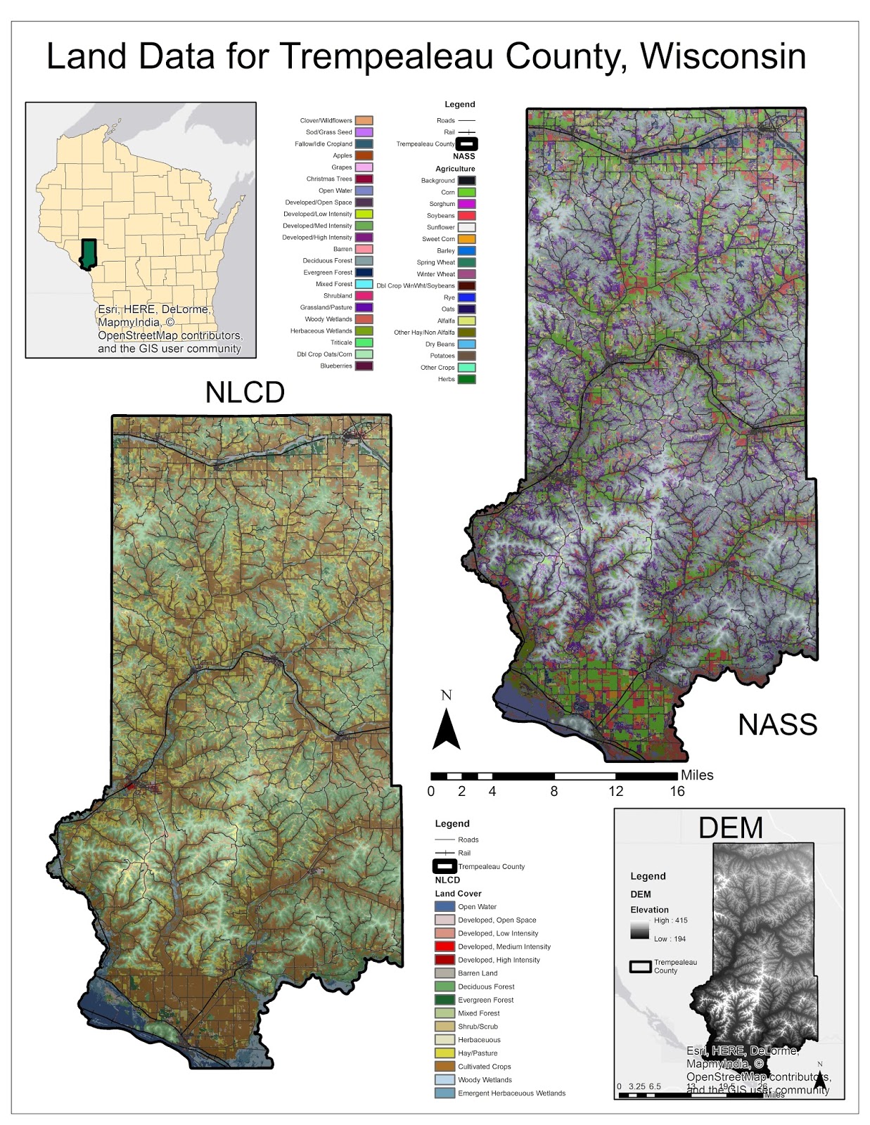 GIS II Trempealeau County Land Data