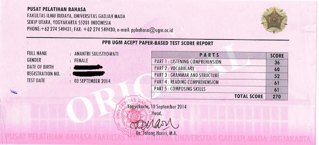 Pengalaman Tes AcEPT UGM