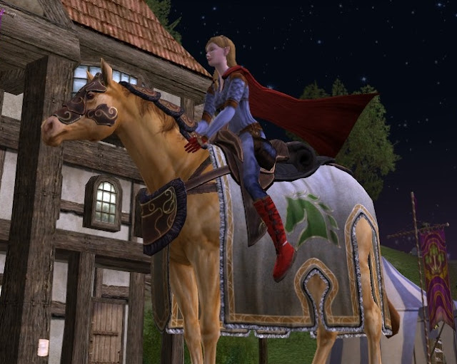 Supergirl of Lorien: Riders of Rohan Pre-order, horsing around