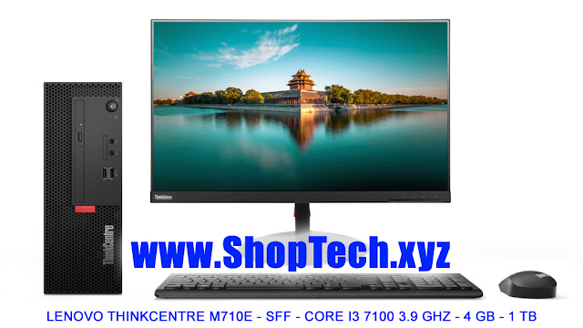 LENOVO THINKCENTRE M710E - SFF - CORE I3 7100 3.9 GHZ - 4 GB - 1 TB - RJO Ventures, Inc. - #ShopTechxyz
