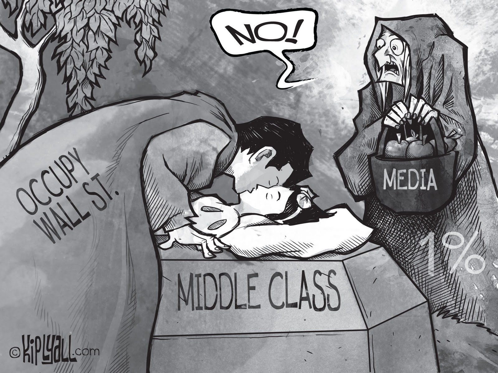 Kip Lyall: Cartoon: Snow White