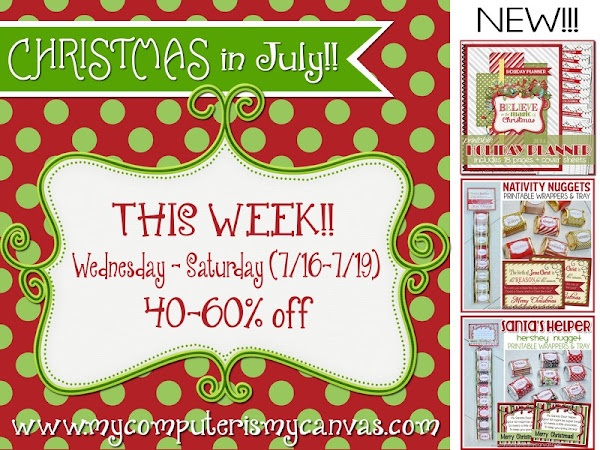 CHRISTMAS IN JULY SALE - ANNOUNCEMENT!