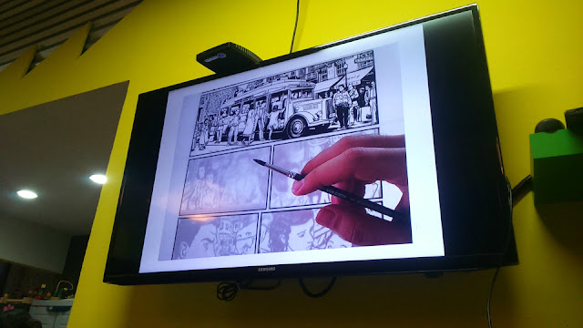 Foto del curso de dibujo manga en la ciudad de Panamá