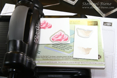 Stampin' Up Two Stemp Technik; Anleitung Stampin' Up Cupcakes; Glitzereffekt auf Karten machen; Bastelanleitung Stampin' Up