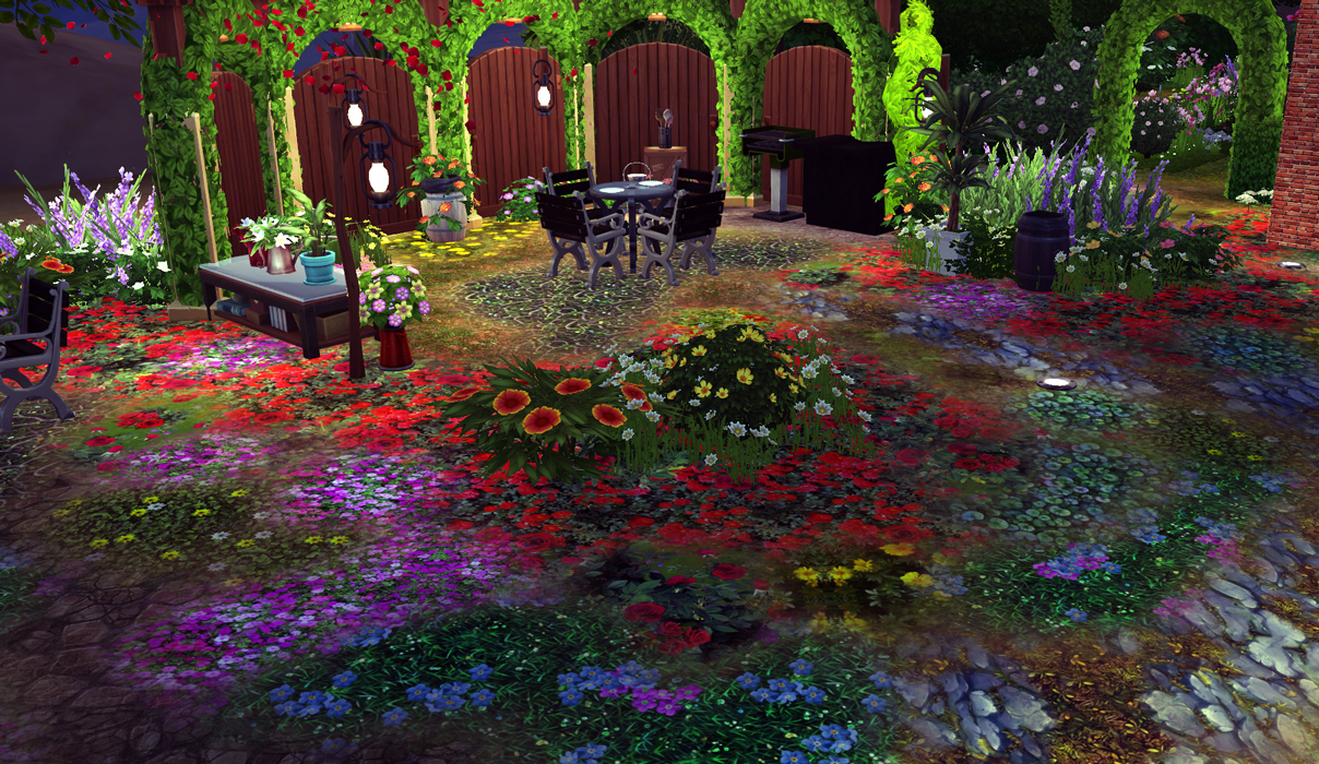 Sims 4 CC�s The Best Mega garden terrain set by Studio