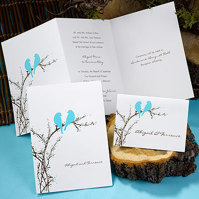 bird cage wedding invitations